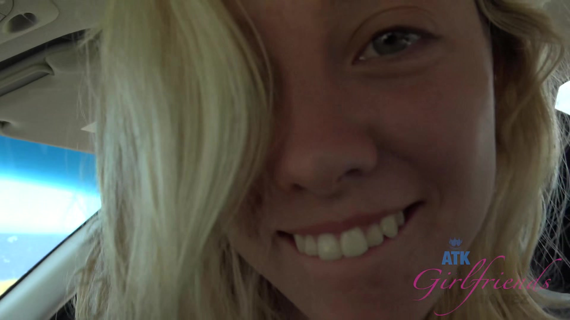 Haley Is Driving You Crazy Masturbating In The Front Seat