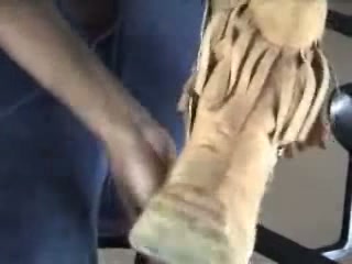 Ebony bares her tiny tits