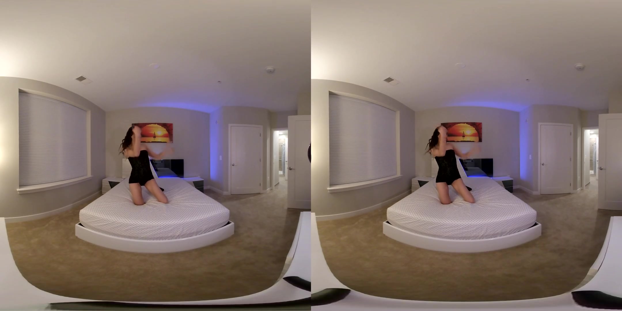 Bedroom Raya - Petite Striptease Solo Model - SexLikeReal