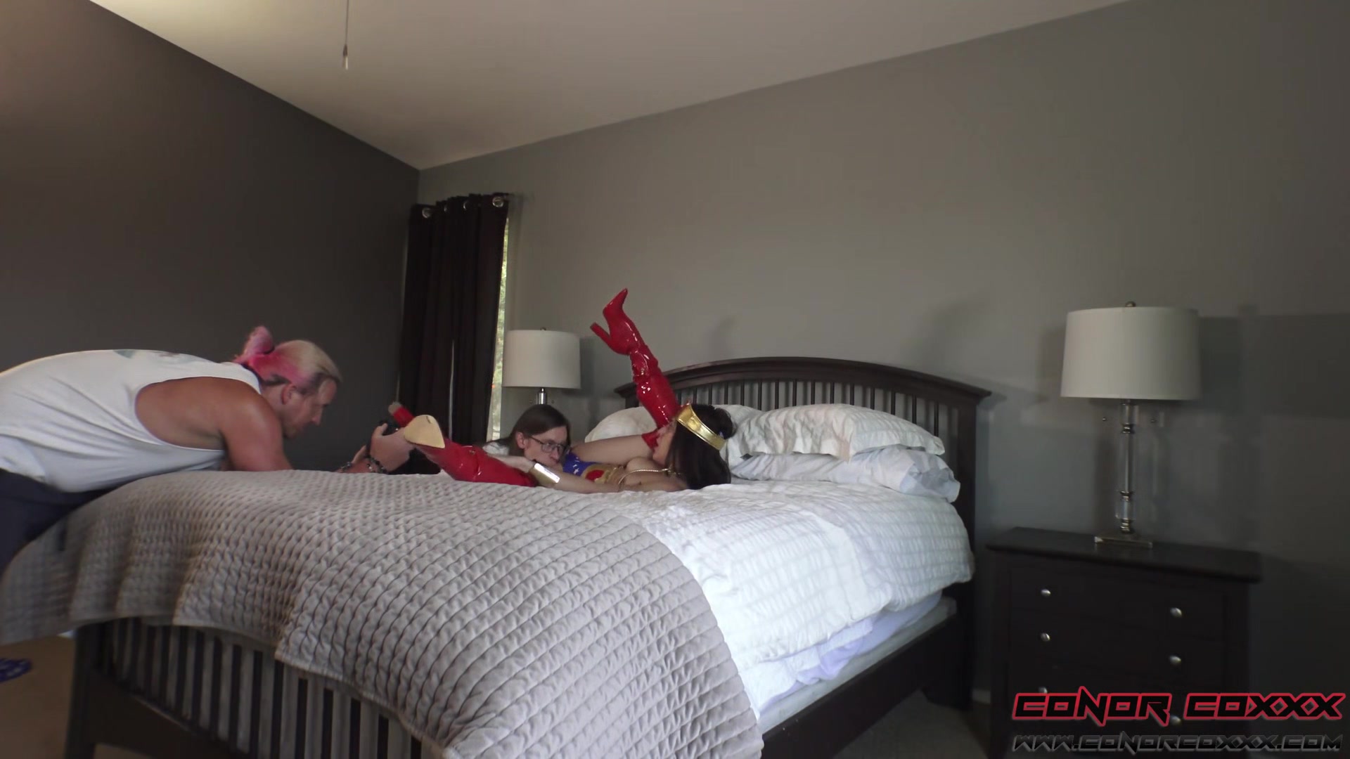 Behind The Scenes Of Wonder Woman Shoot With Aubree Valentine
