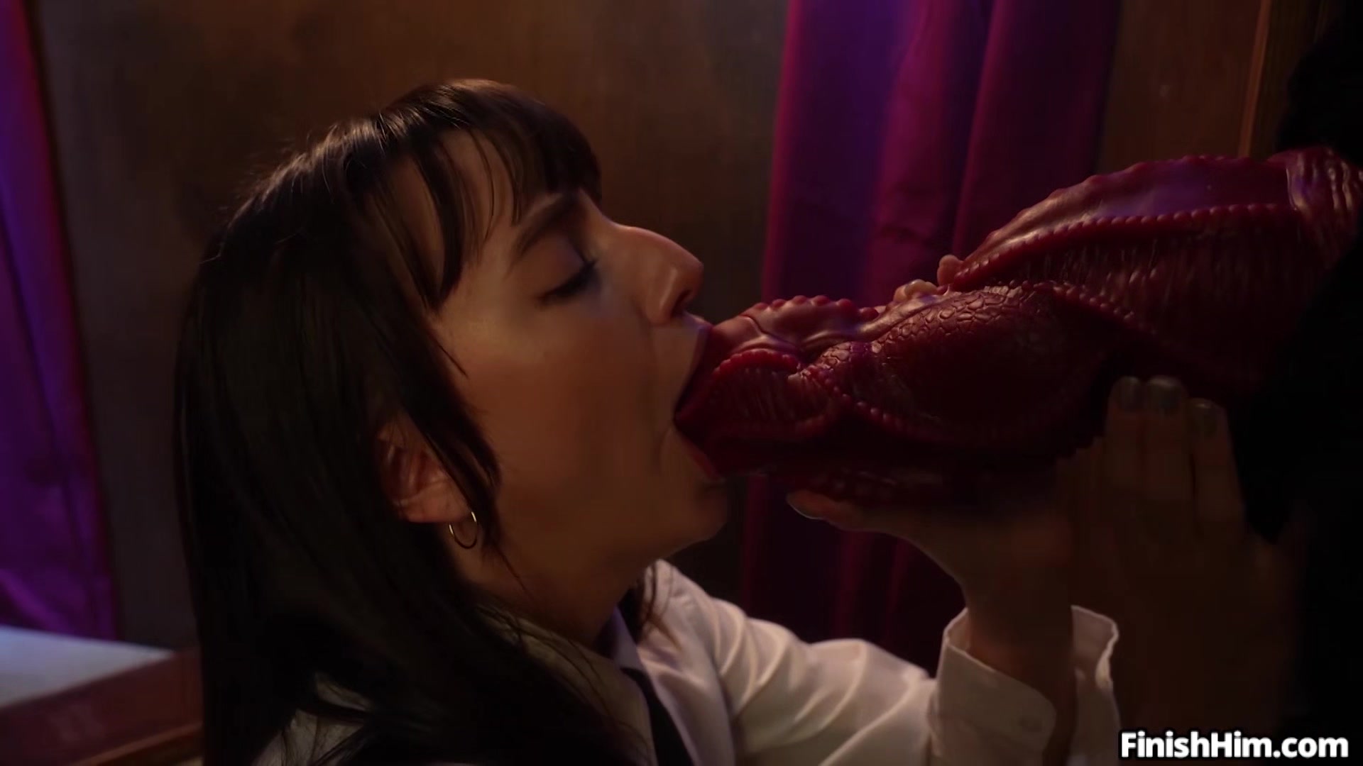 Bible Studies student 18+ Gets Sprayed and Fucked by Demon
