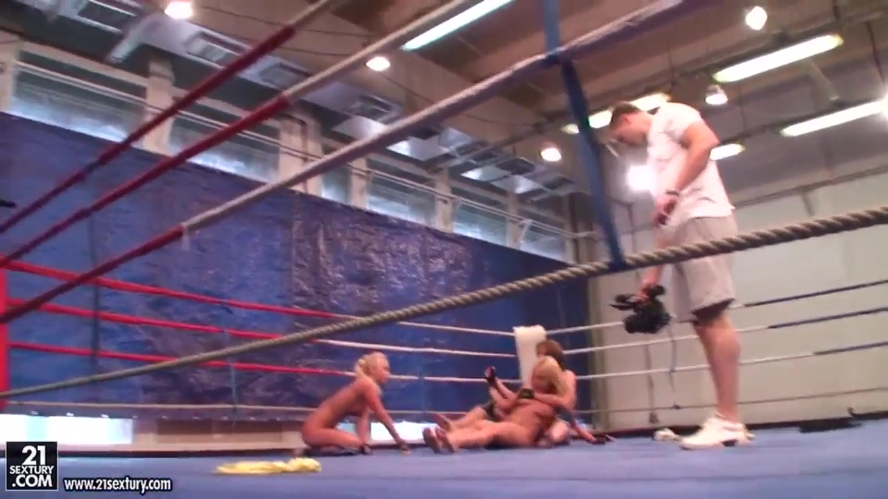 Andy Brown, Carla Cox and Nikky Thorne fighting with no rules