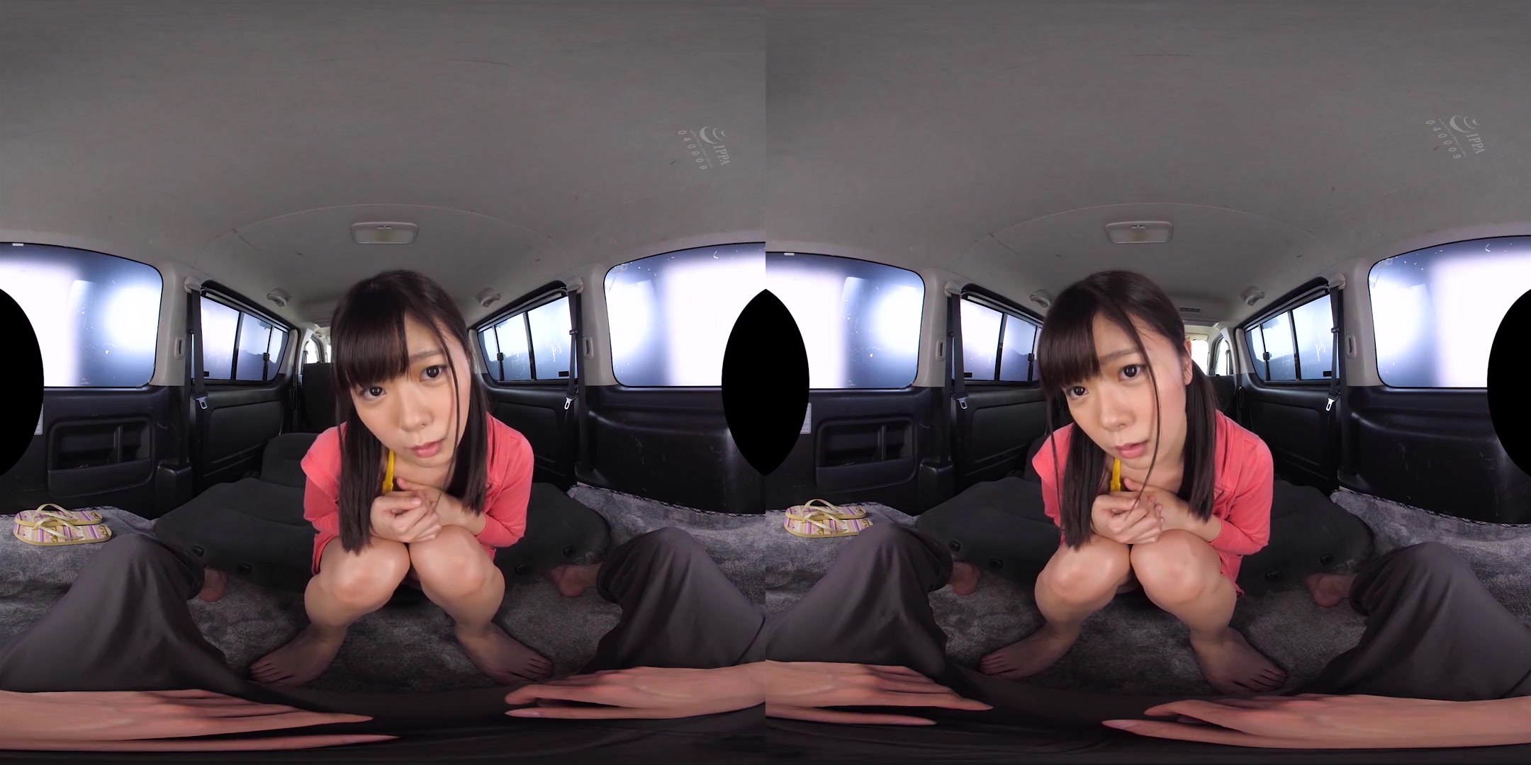 I Can't Stand it Anymore! Dripping Wet Sex in a Car 1 - Creampie Asian Petite Riding