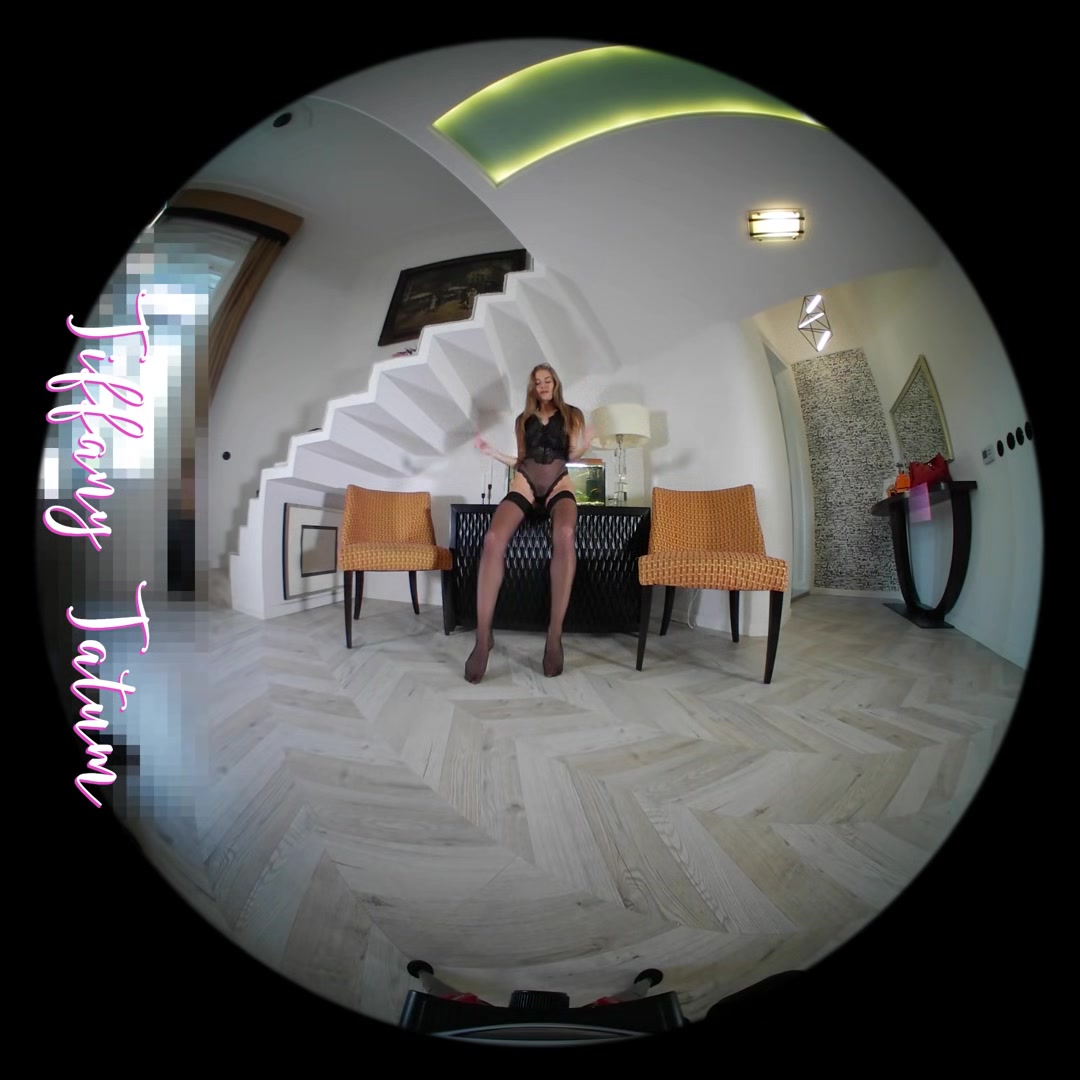Ripping Stockings - Blonde In Lingerie Solo - Sexlikereal