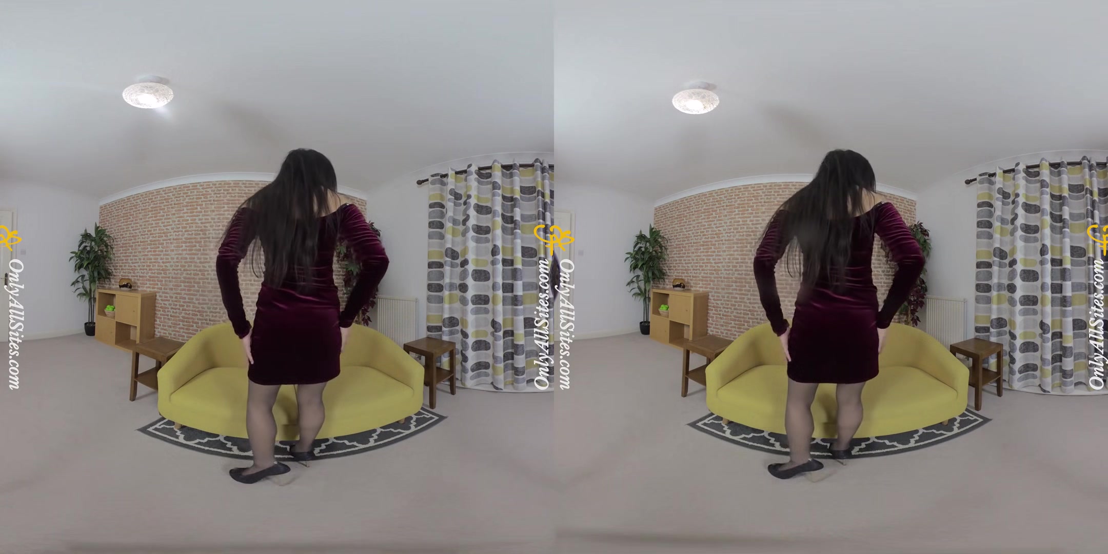 Louisa Lu - Sexy Asian Girl; Asian Goth Girl Striptease