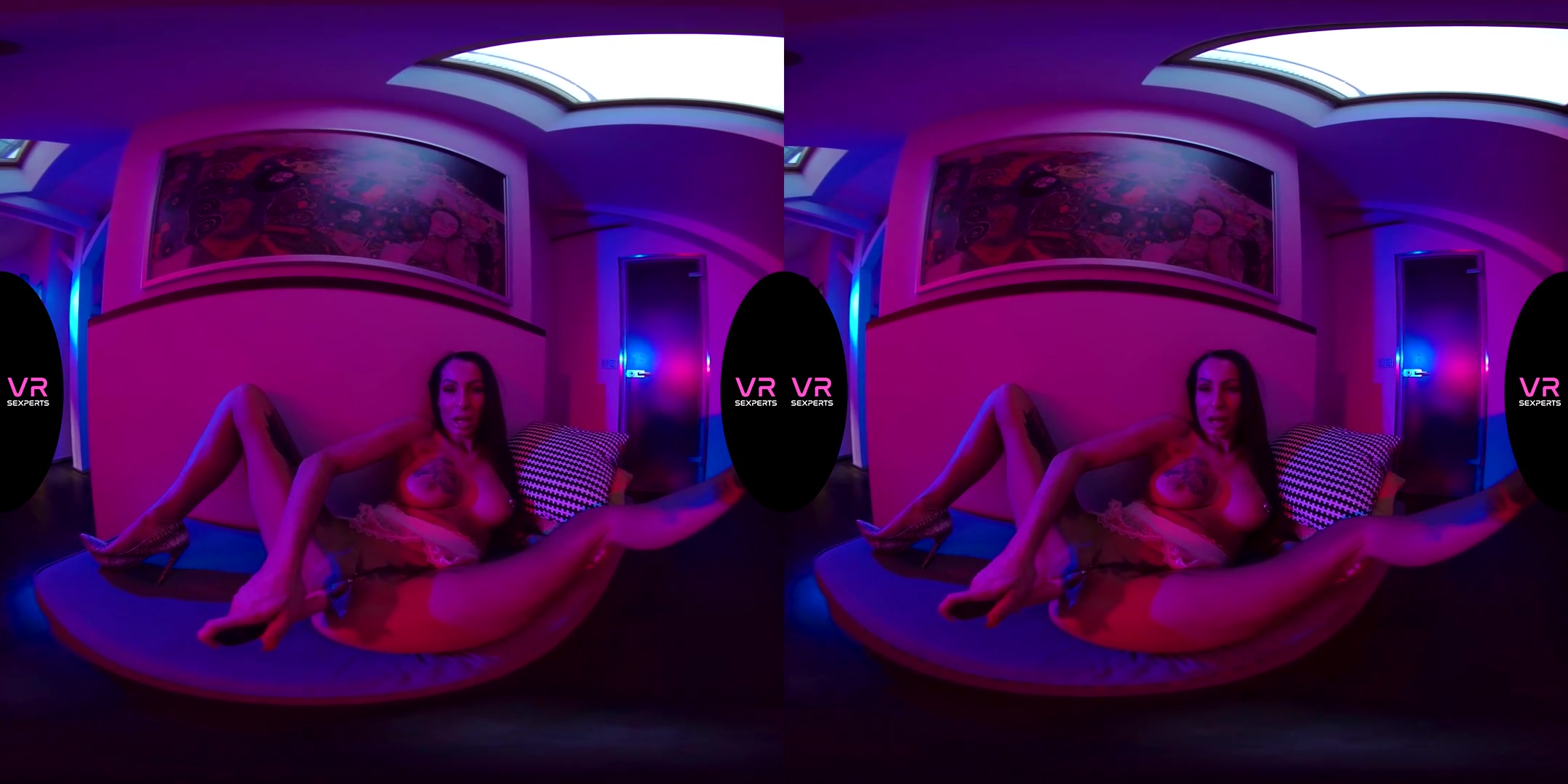 Under The Neon Lights - Horny Stripper Toying