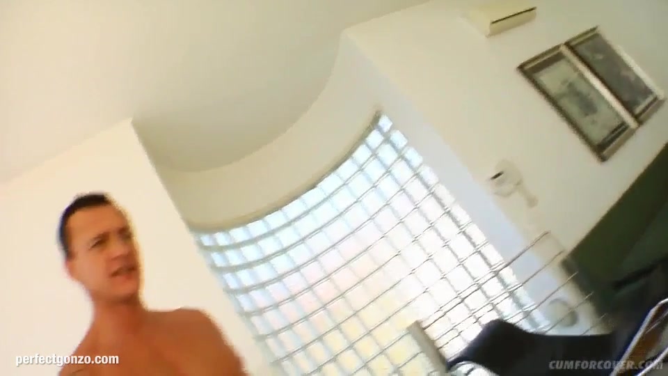 Messy facial end for Gabriella Mai on Cum For Cover from a group of guys