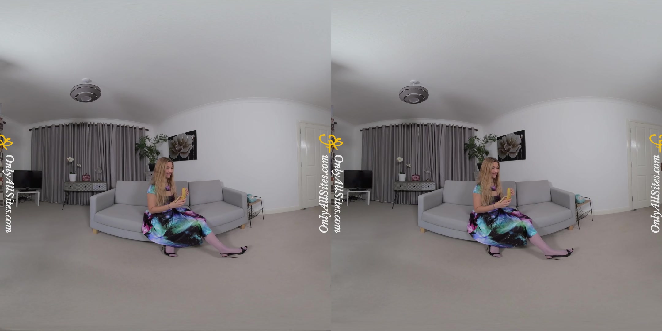Blonde British Babe Gets Naked - OnlyTease