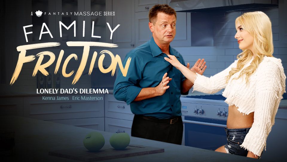 Kenna James & Eric Masterson in Family Friction 3: Lonely Step dad's Dilemma, Scene #01 - FantasyMassage