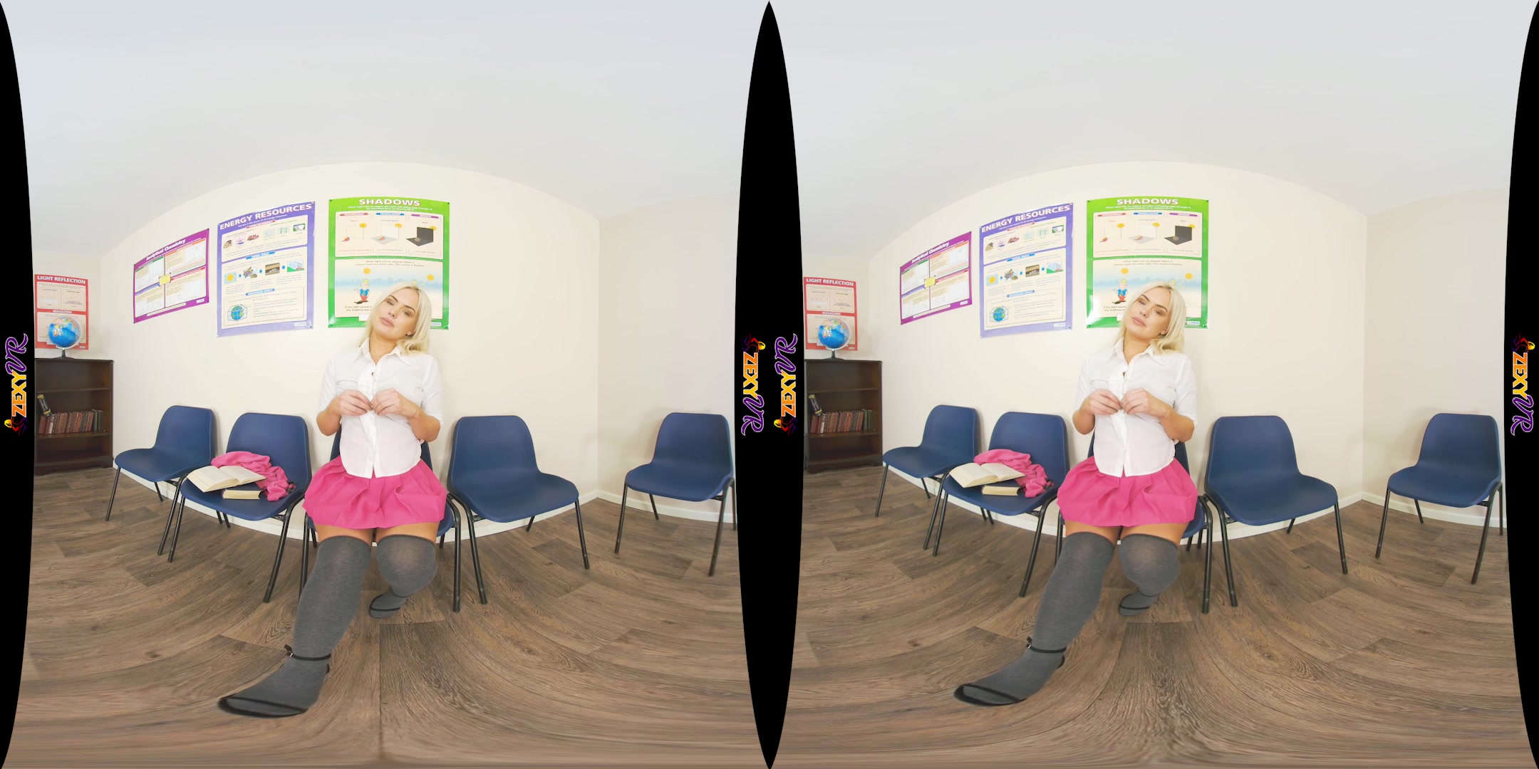 Upskirt Uniform featuring Louise - ZexyVR