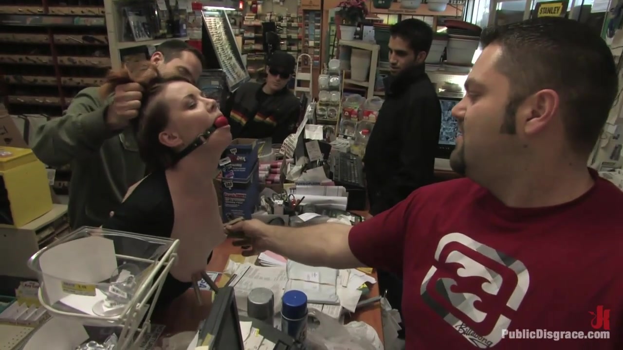 Hot Redhead Gets Publicly Fucked And Fondled In A Hardware Store - PublicDisgrace