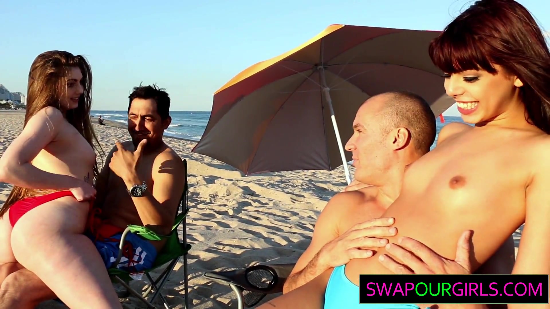 Beach bait and daugher swapping