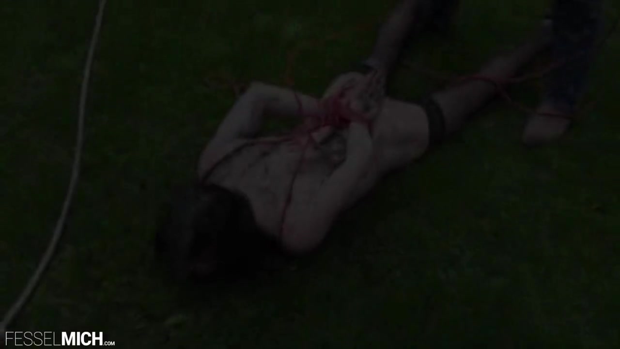German Fetish Dominatrix Is Punished Outdoor Of Her Master