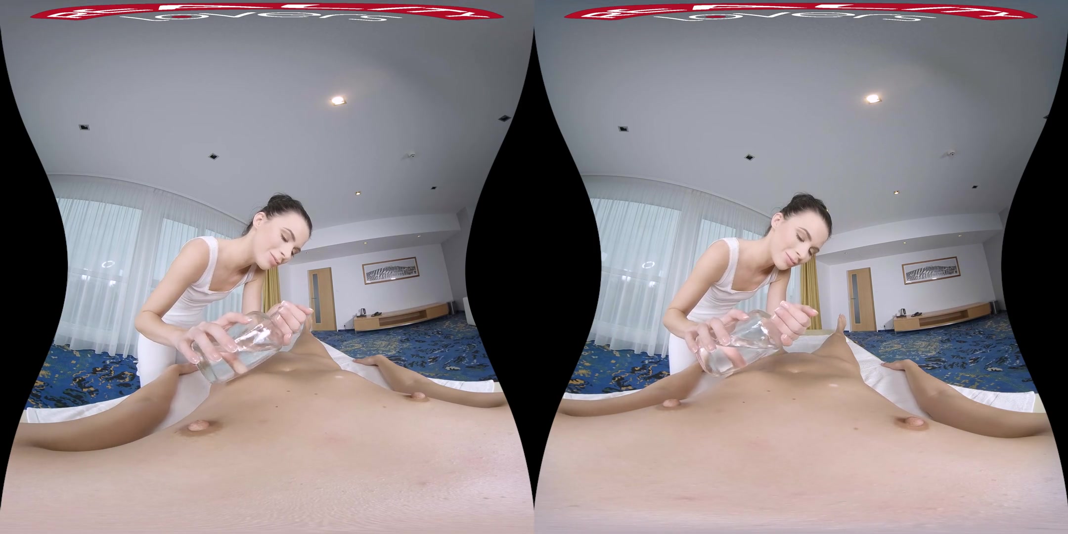 Pussy Massage in the Presidential Suite - Lesbian VR Video with Eveline Dellai and Jenny Doll
