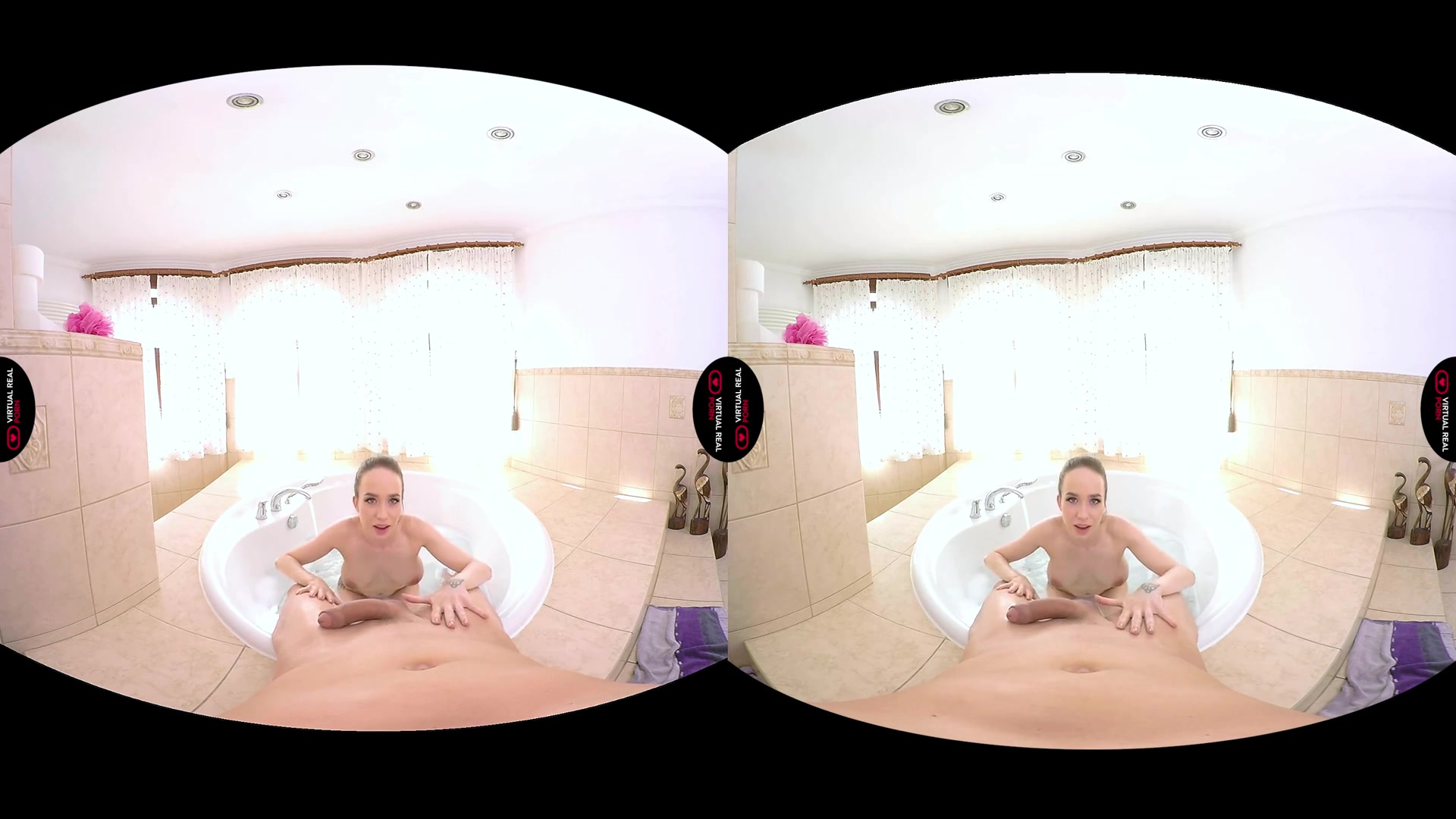 Angel Rush Antonia Sainz Steve Q in Bath for three - VirtualRealPorn