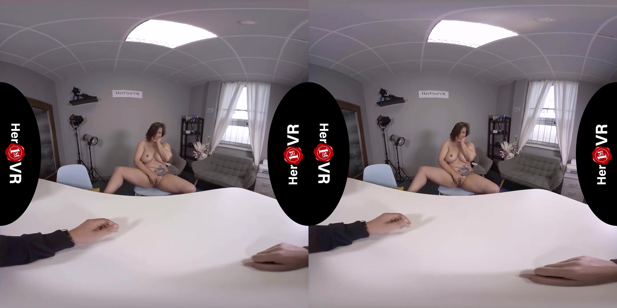 Aisha Bahadur - VR Casting; Tanned MILF Amateur Casting Blowjob and Fuck