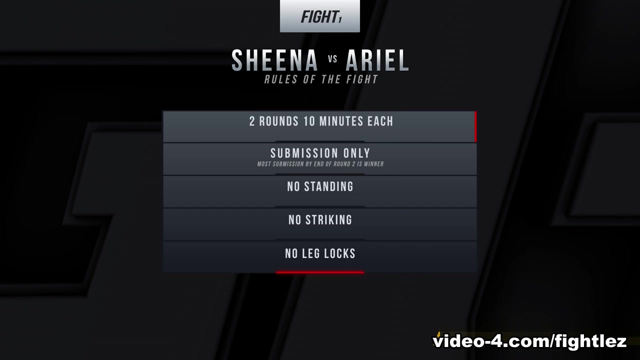 Ariel X vs Sheena Wrestler - EvolvedFightsLez