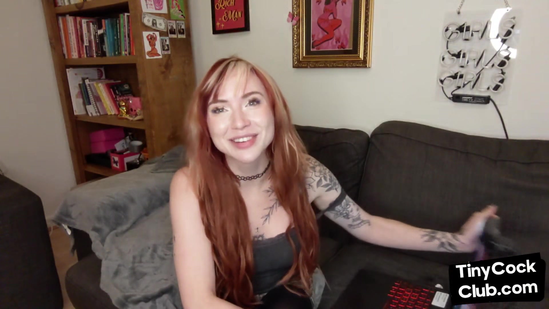 SPH British amateur chick humiliating small cocks in her vid