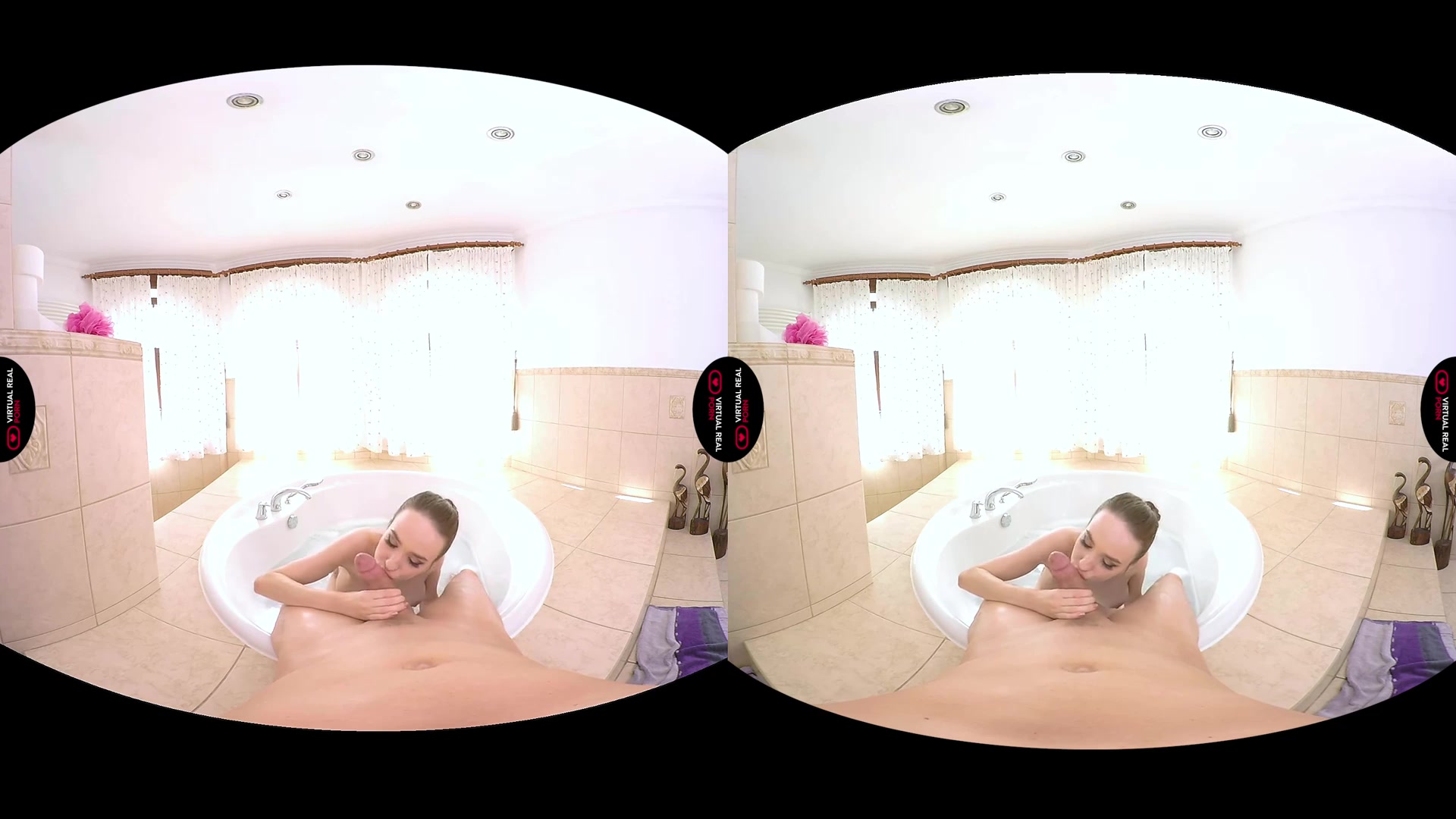 Angel Rush Antonia Sainz Steve Q in Bath for three - VirtualRealPorn