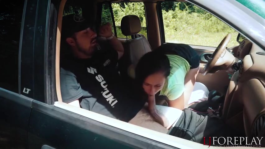 Swallowing Cum In The Car