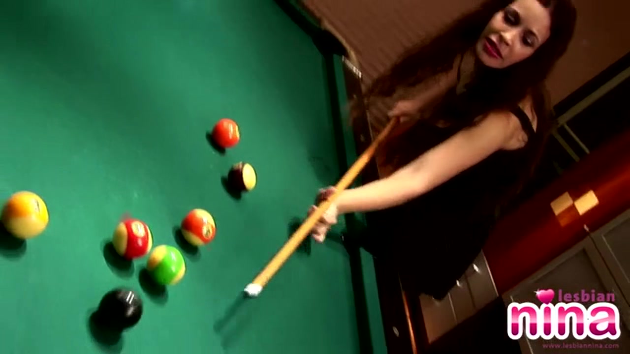 Hot slut lesbian nina goes solo