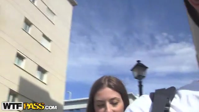 Excellent pickup sex clip with group act