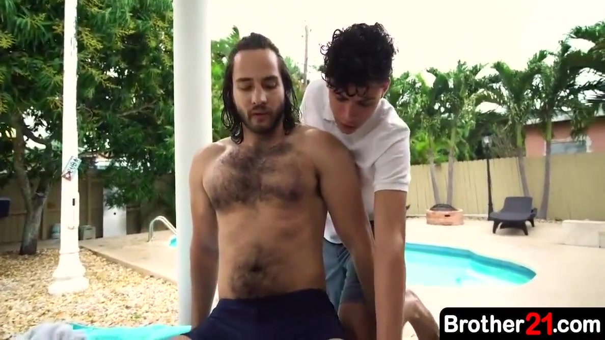Man Self-massages Until Erect