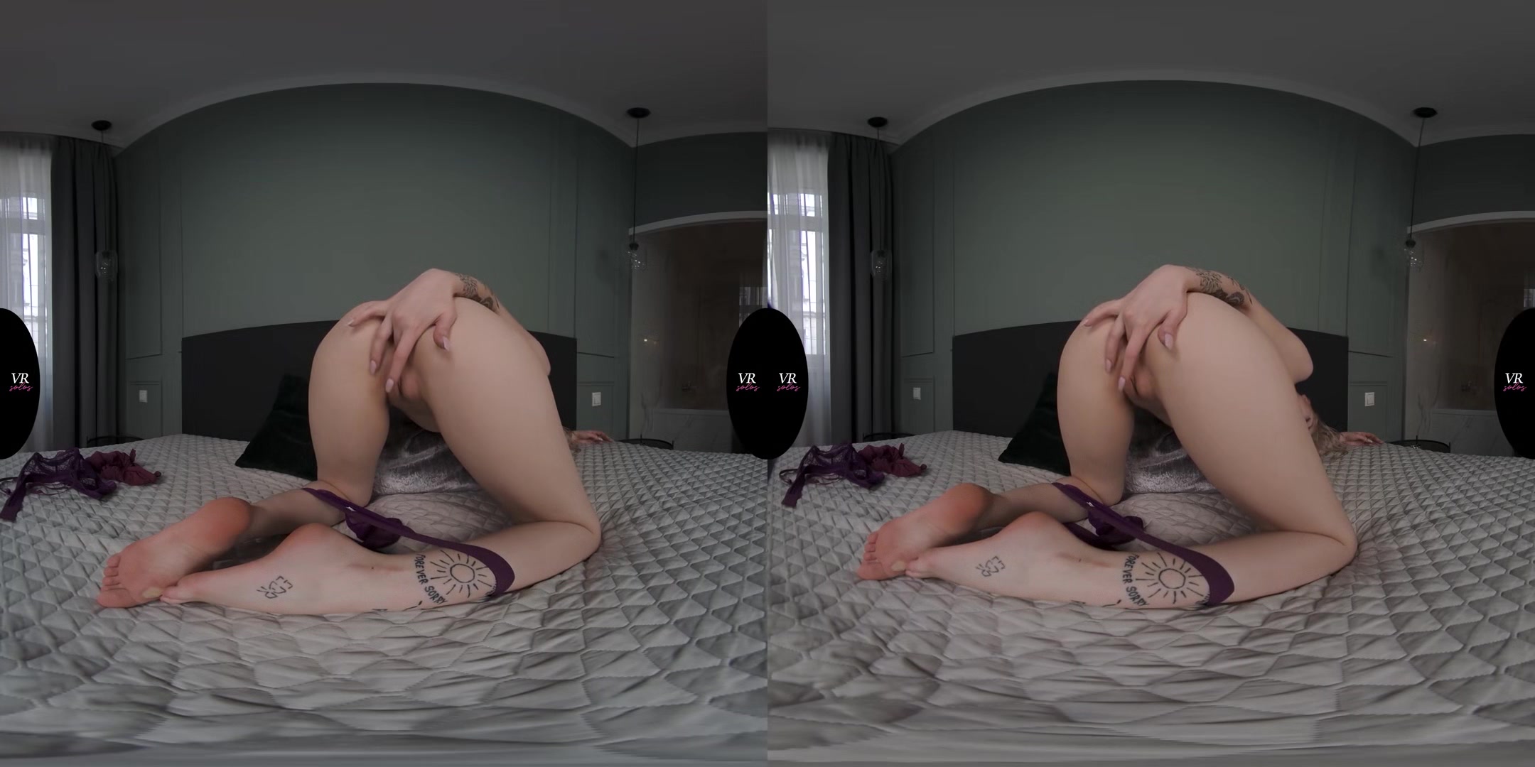 Petite Teen Fucks Herself With Glass Dildo - Hot Blonde Babe Solo Masturbation Up Close