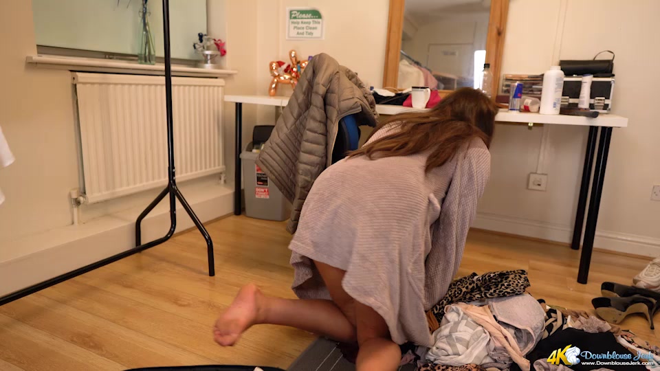 End Of The Shoot - DownblouseJerk