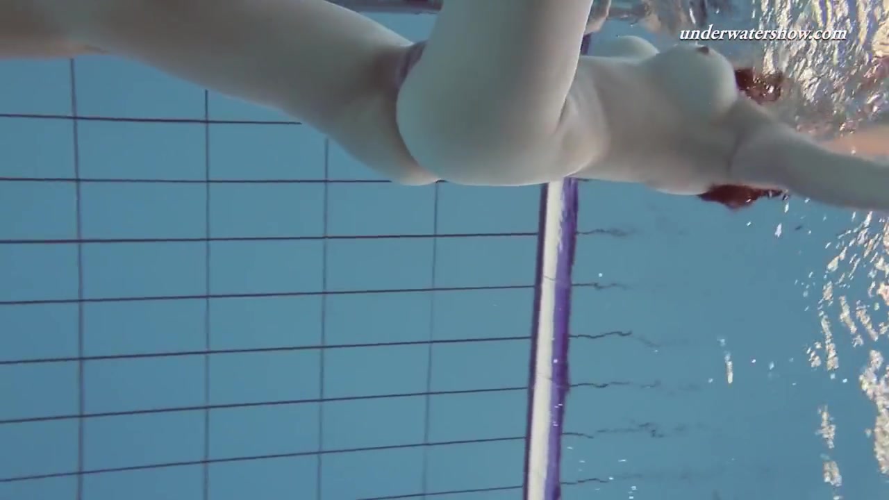 Sensational Sima Lastova In Poolside Swim Session
