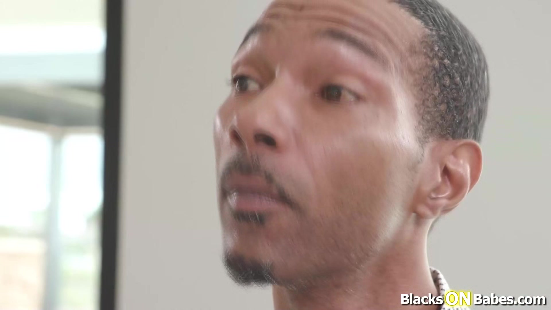 Petite latina receptionist fucked by two black dudes