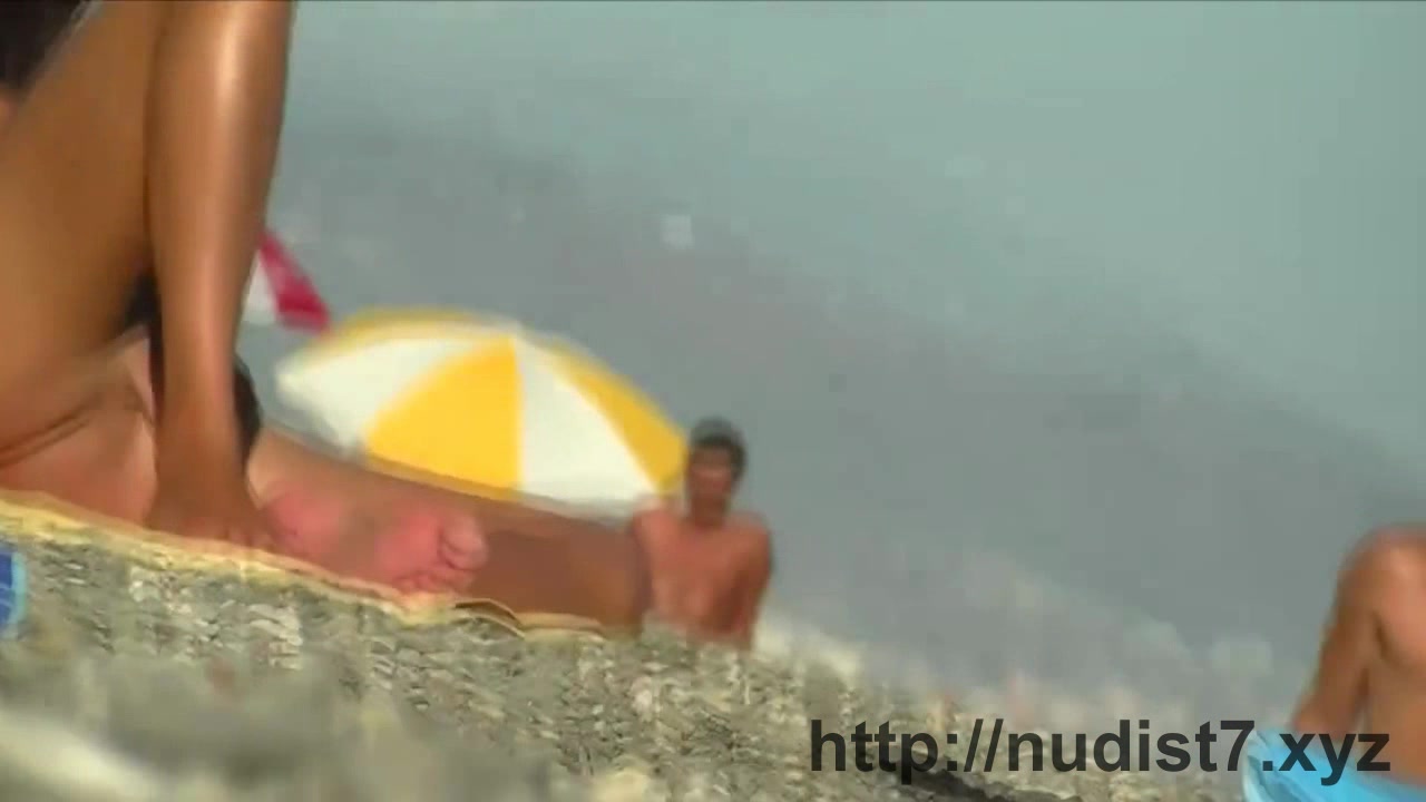 A beautiful day in a nudist beach