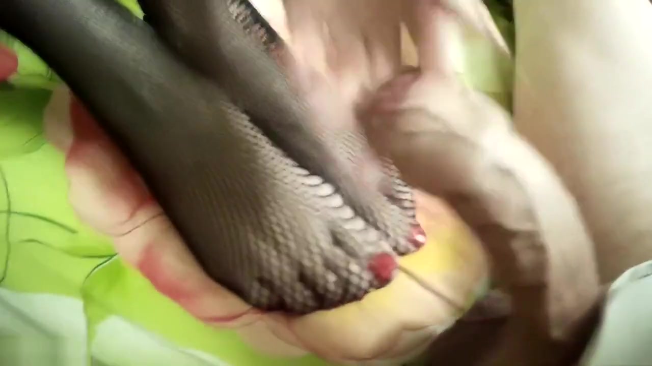 Footjob. Stepsister.Stockings.Cum on legs.RichFantasy