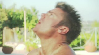 Real Houswives - Hubby Fucks Big Tit Wife By The Pool On Valentines Day