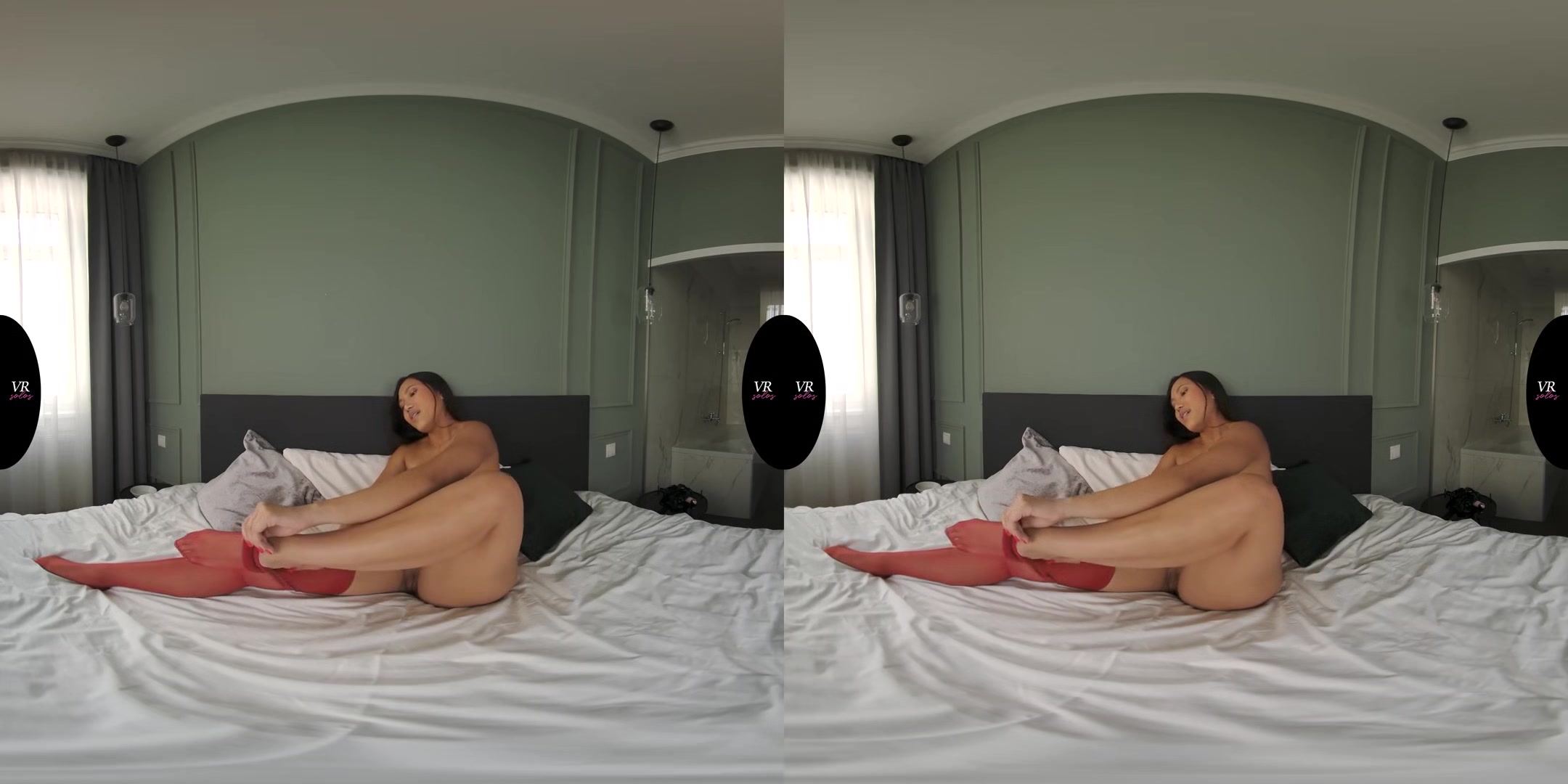 Asian Babe May Thai Loves To Masturbate In Front Of You - Cute Asian Babe Solo VR 3D Porn