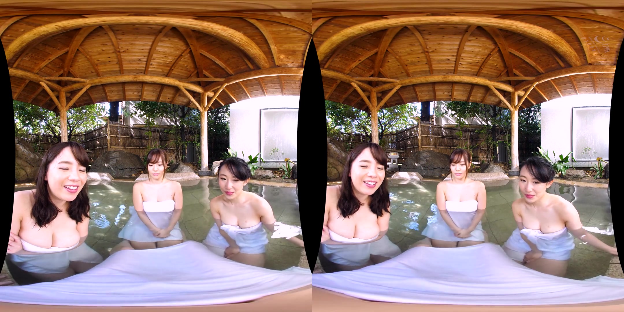 Sarina Kurokawa & Natsuko Mishima & Hotaru Mori in Sarina Kurokawa, Natsuko Mishima, and Hotaru Mori Busty Cheating Wives Mixed Bathing Harem 1 - TMAVR