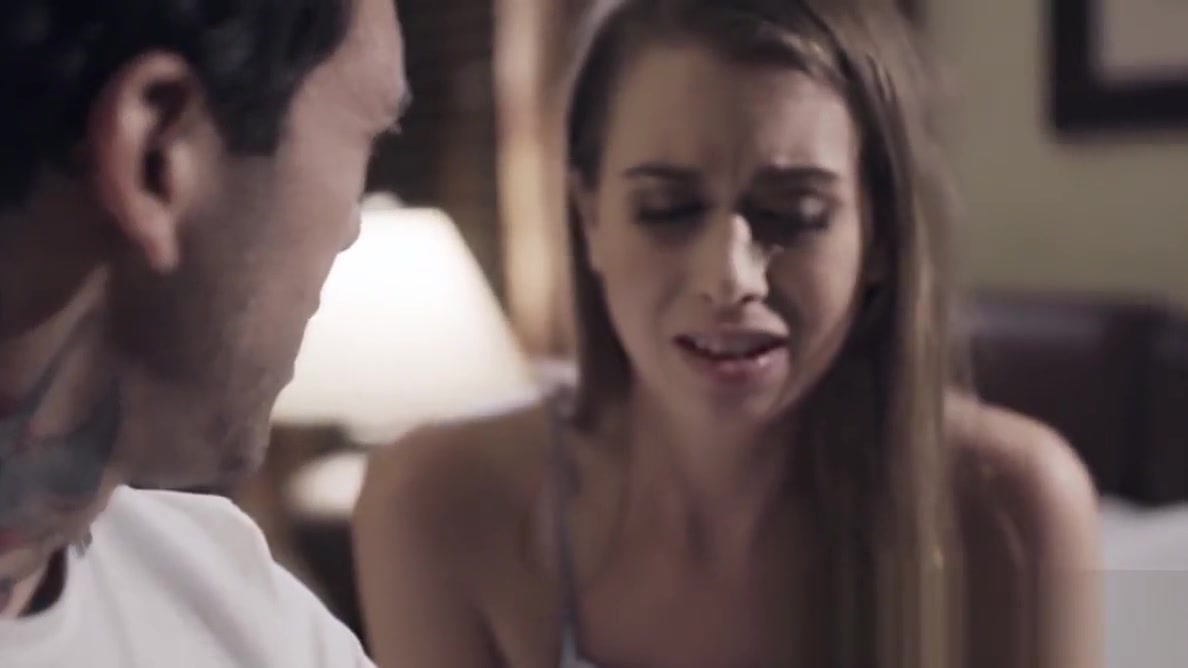 Alluring teen 18+ stepsister smashed by stepdaddy and stepbro