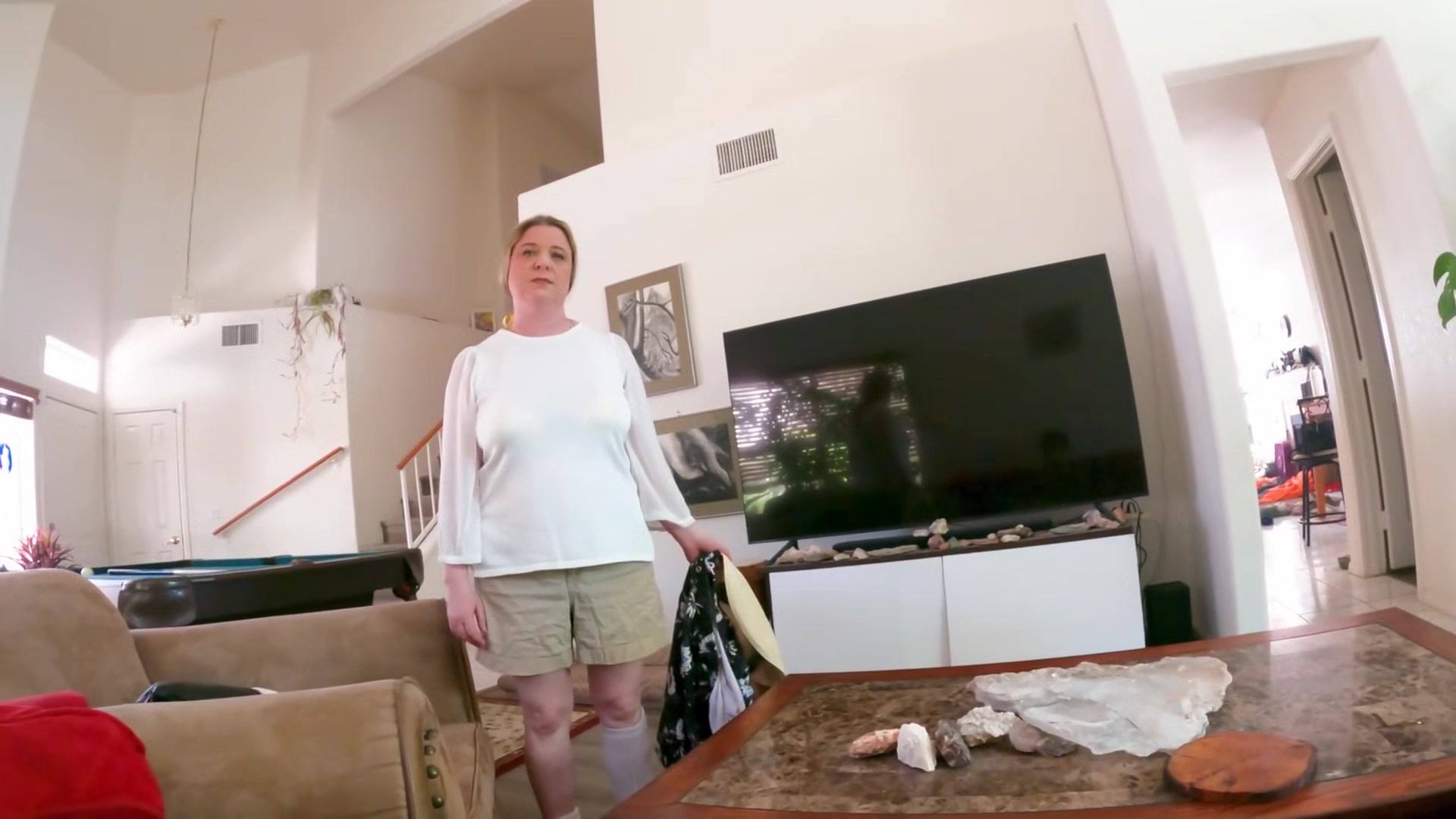 Stepmom Wants To Go Swimming But Has Sex With Her Stepson Instead