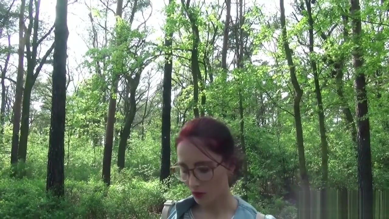 College Redhead teen 18+ Lia In Public Casting