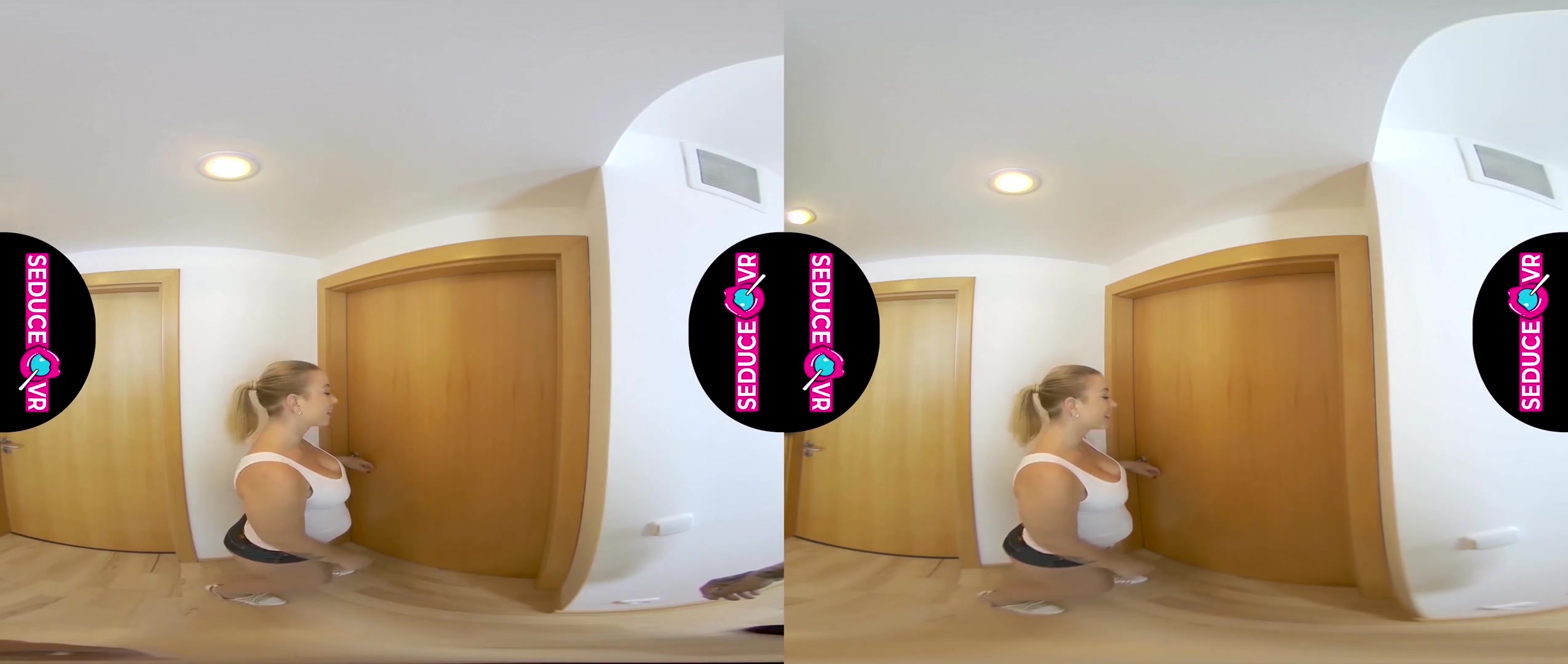 Prank Gone Right - Amateur Lesbian Babes on the Bed Start MFF Threesome