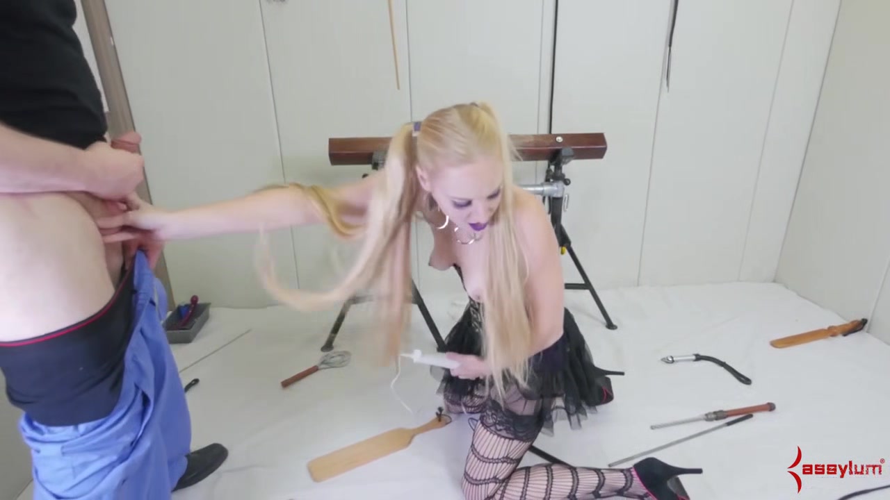 Mouth fucked sub craves her masters cock