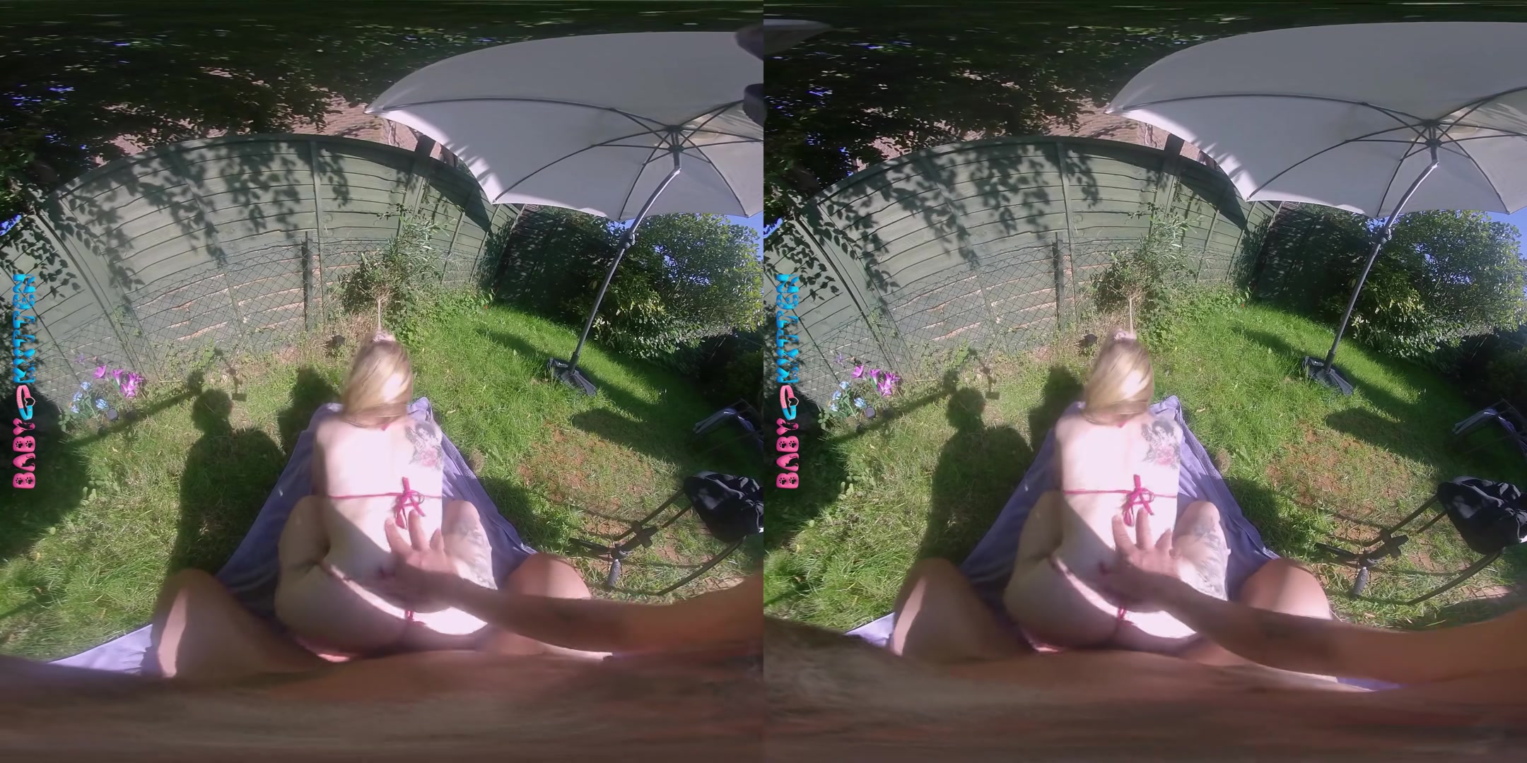 Hot Sunbathing With Stepdaddy - Babykxtten