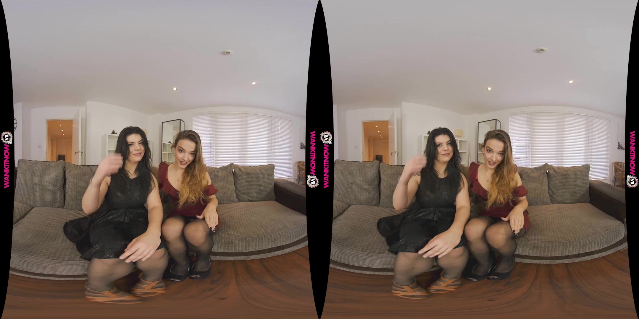Surprised With A Threesome featuring Kylie Nymphette, Lucia Love - WankitNowVR