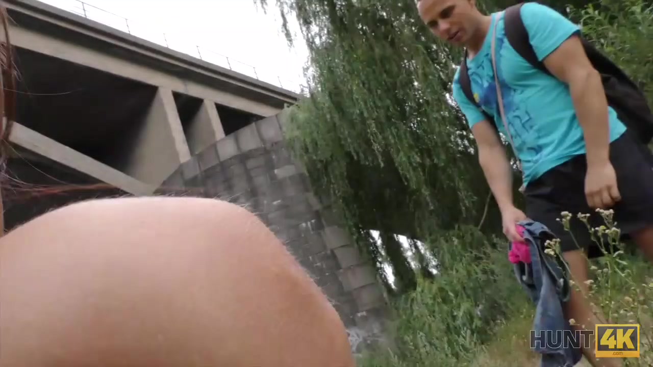 HUNT4K. Slut covered in jizz after nice sex for money with rich man