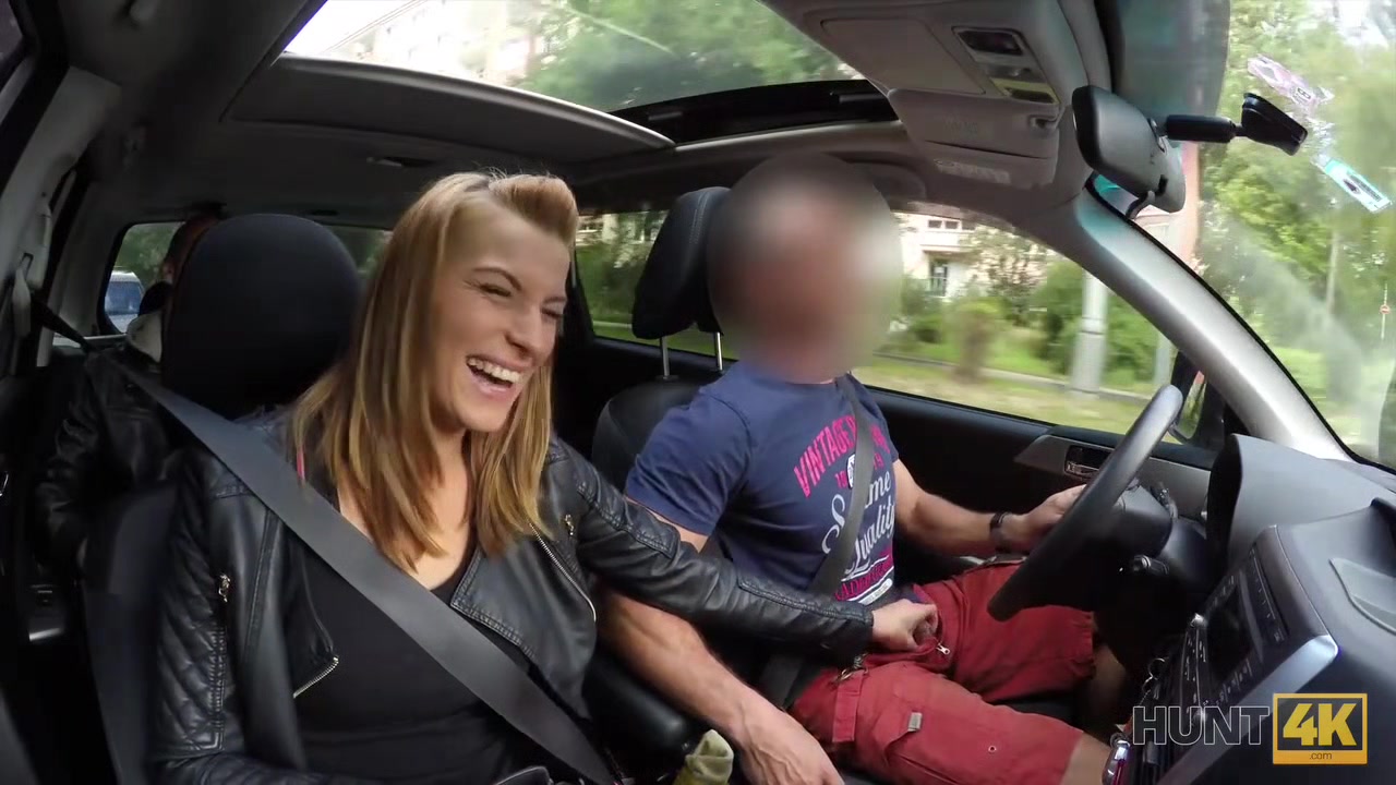 HUNT4K. Rich man paid a lot of money to get inside chick's bald twat