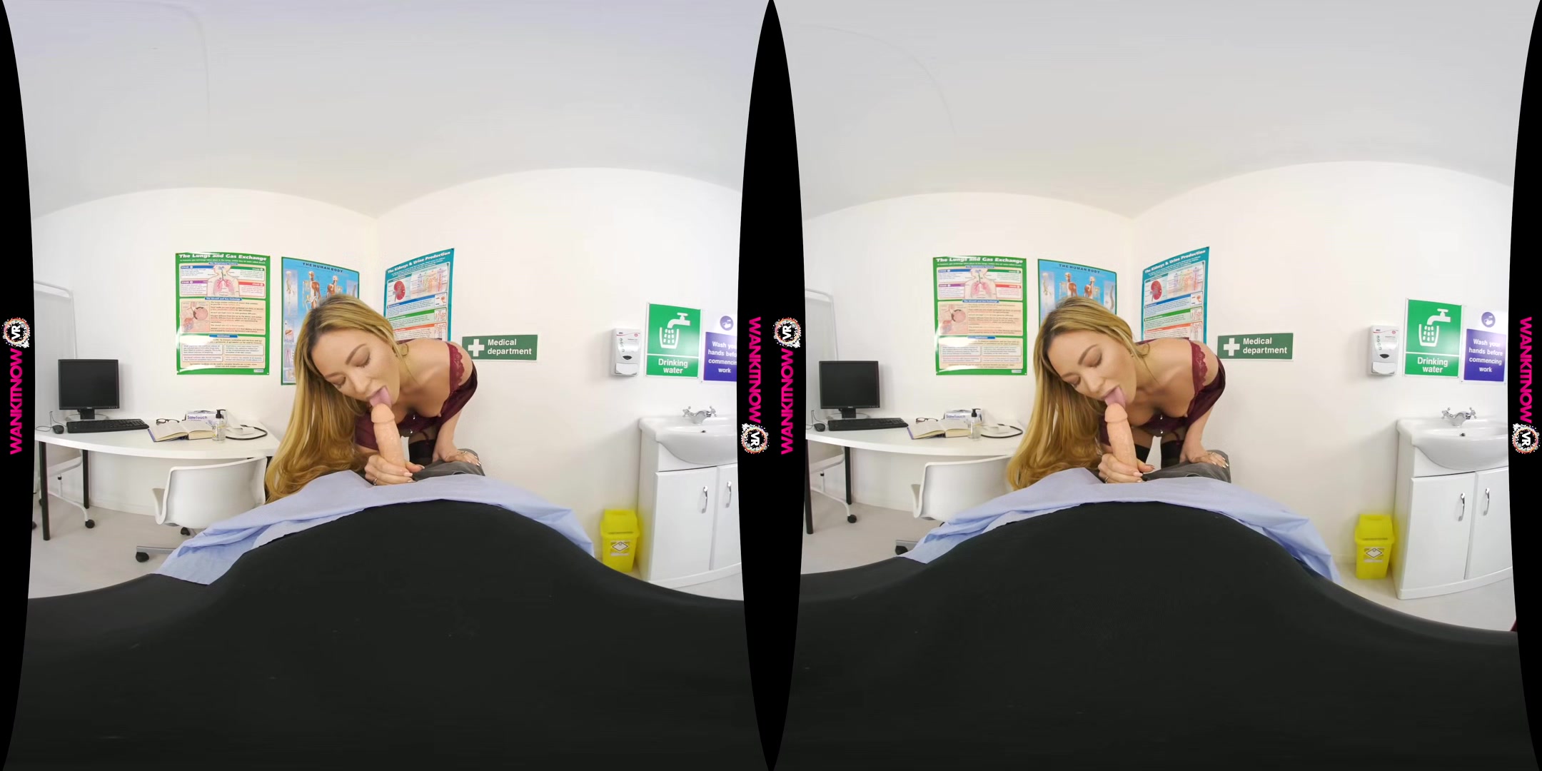 Cum Training Part 2 - British Nurse Fetish Tommy Torso Blowjob In The Doctors Office