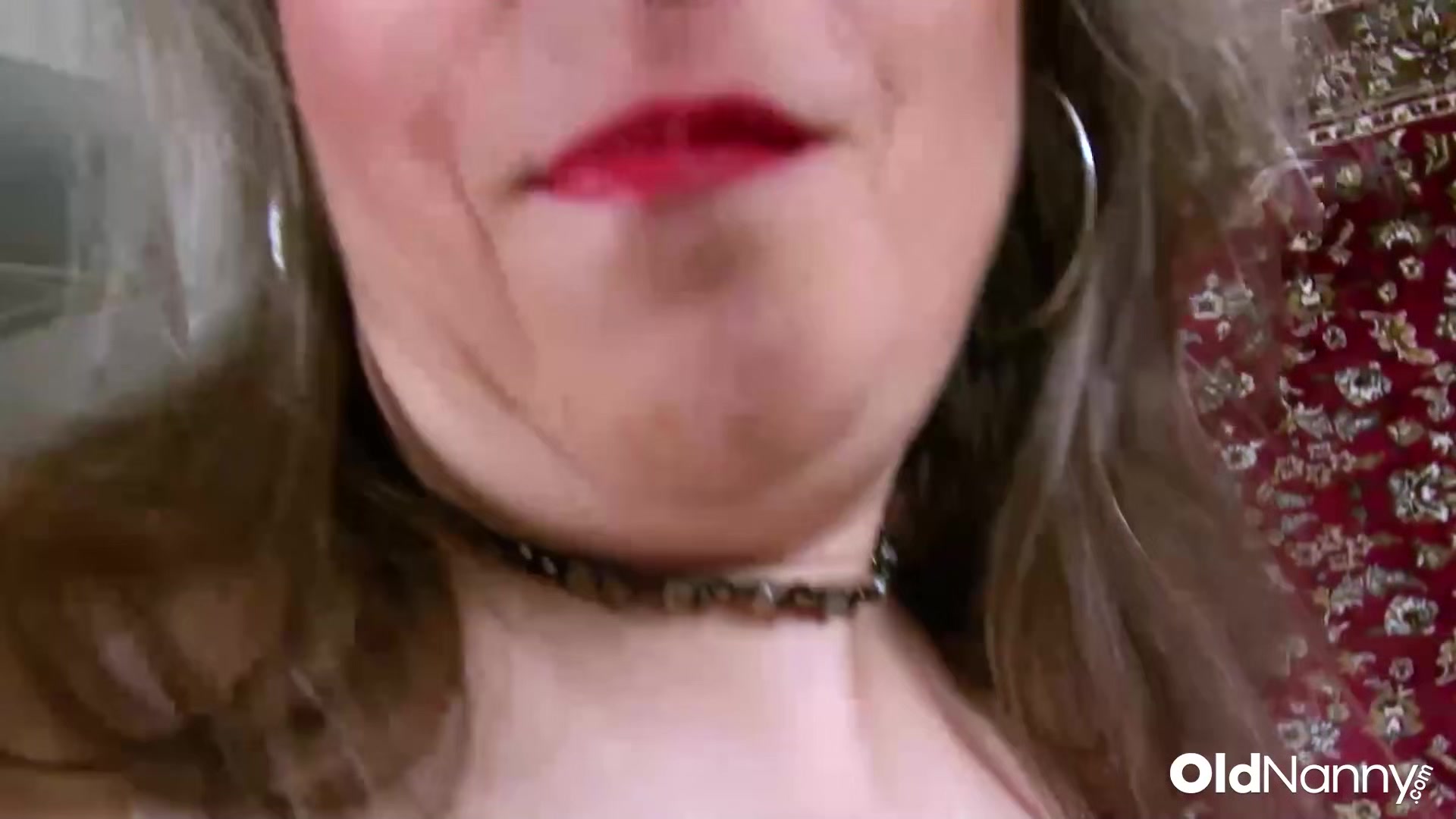 An Alluring Older American Woman In A Private Intimate Moment