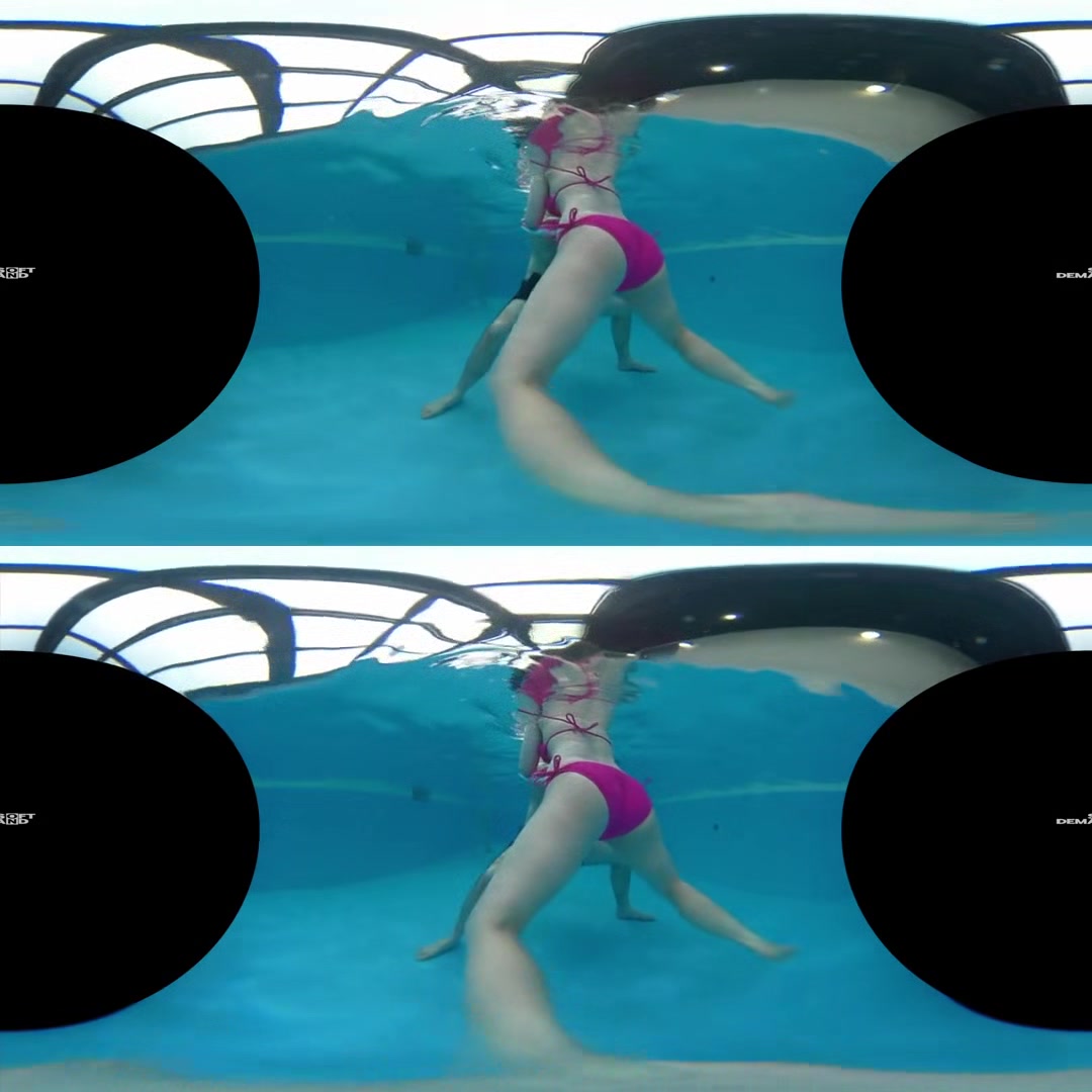 Sneak Underwater at the Pool to Spy to this Innocent E-Cup College Girl; JAV Idol in a Bikini VR