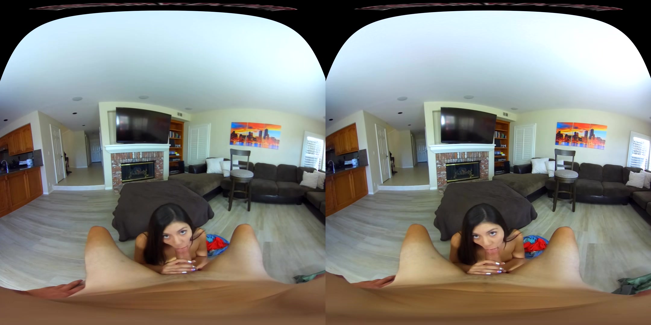 Seducing My Boyfriend's Stepdad - Big Tits Amateur Brunette