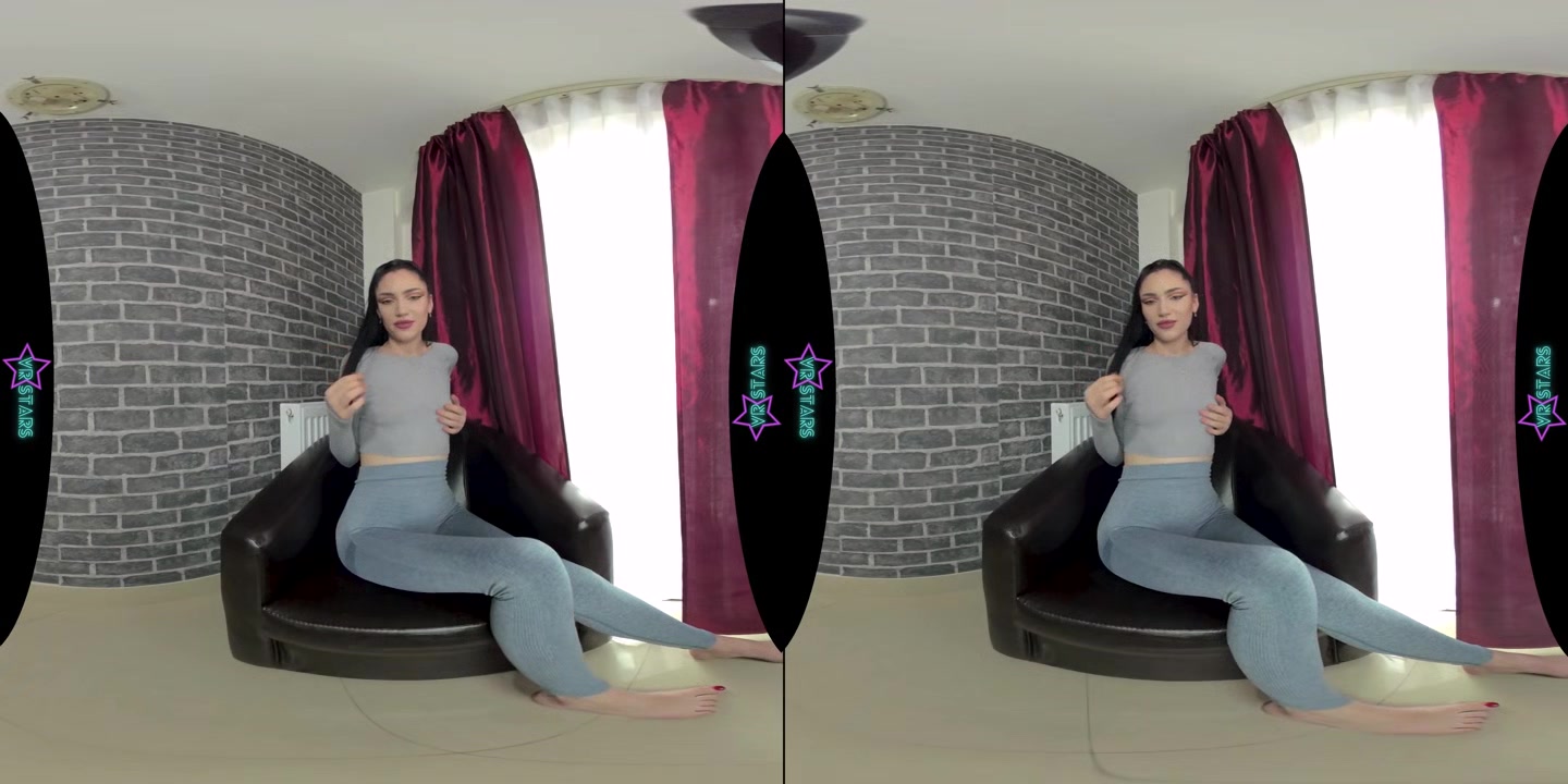 Alice Flowerr First Time VR Scene Skinny Brunette Babettt - VRStars